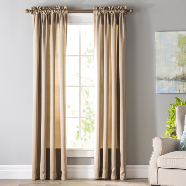 Wayfair Basics™ Wayfair Basics Solid Room Darkening Rod Pocket Single